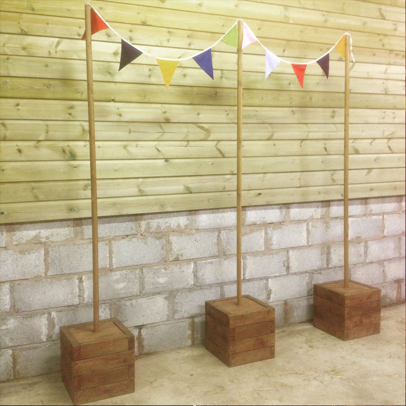 FOR SALE Wooden Pole for Bunting/Festoon 3